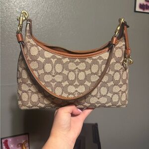 Coach Juliet 25 Signature Textile Jacquard Shoulder Bag